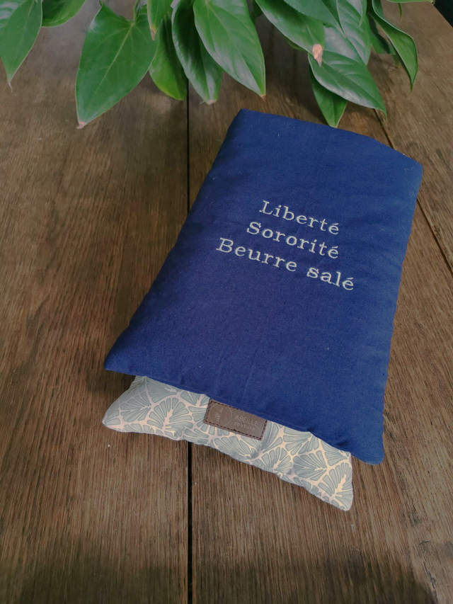 🌊 Pochette à livre - Liberté, sororité, beurre salé