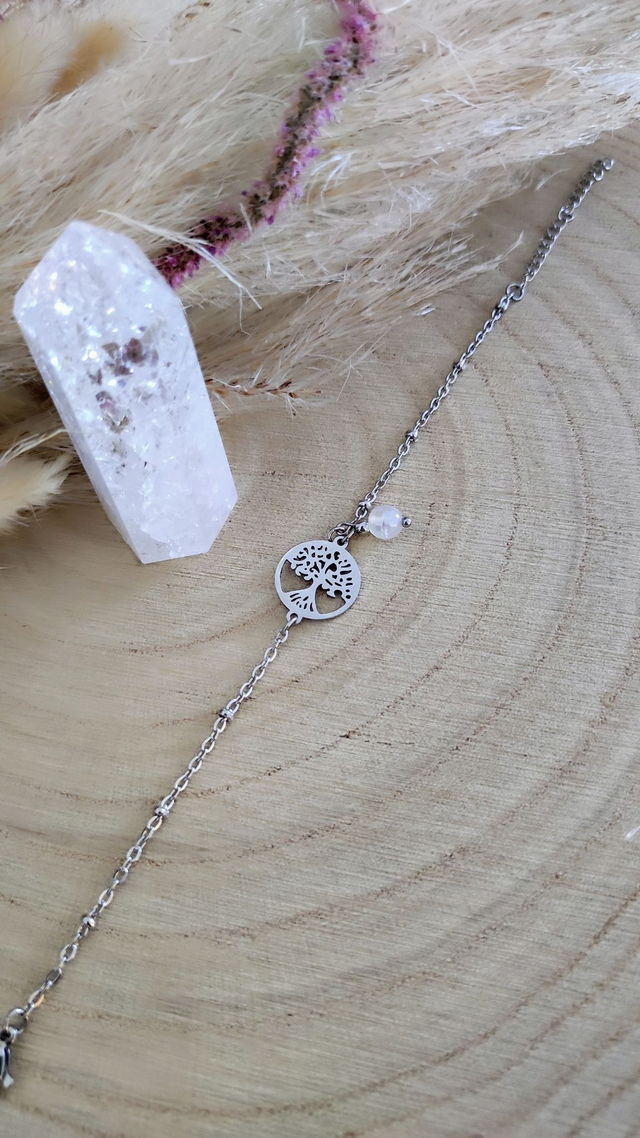 Bracelet Arbre de vie Agate facettée