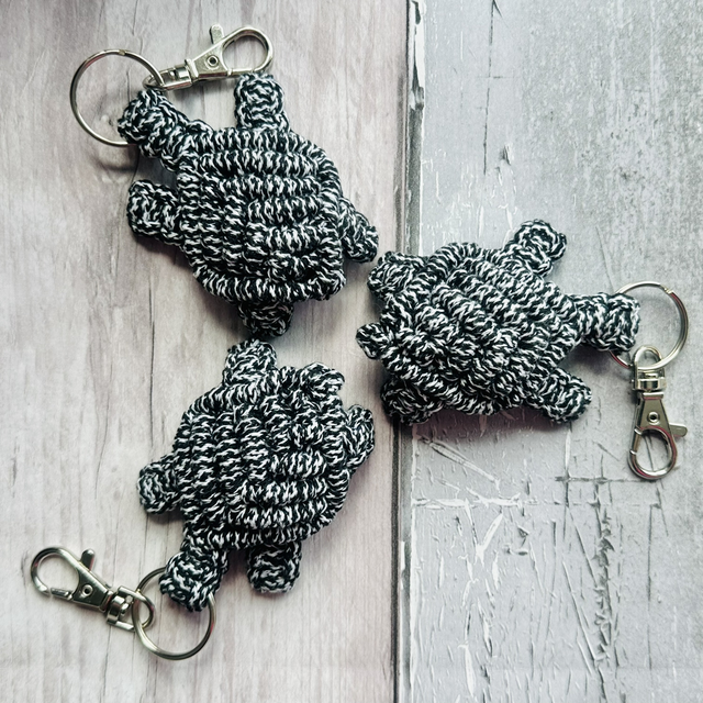 Limited Edition Handmade Macrame Sea Turtle Keyring