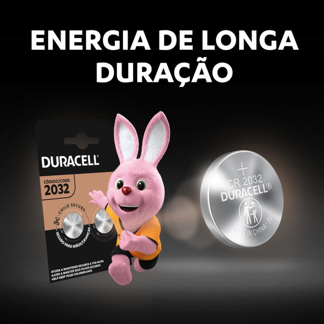 793 - Bateria pilha Lithium 3V CR2032 Duracell