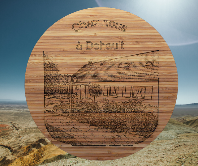 Grand plateau personnalisable diamètre 40 cm