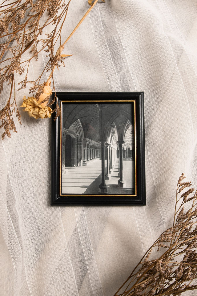 Gothic Lines 🖤 Cadre upcyclé