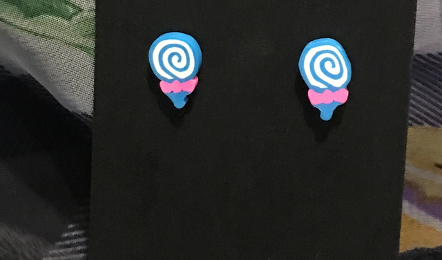 Children Non Metal Blue Earrings - CBE10