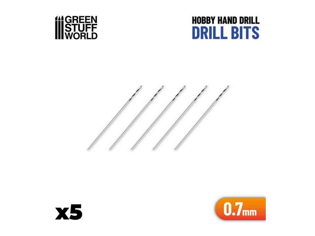 5 Mèches de Modélisme 0.7 mm GSW 10145