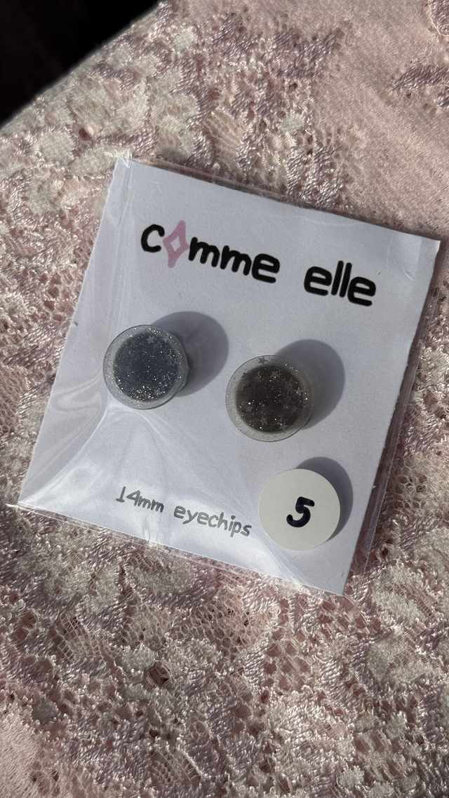 14mm eyes - GLITTERS