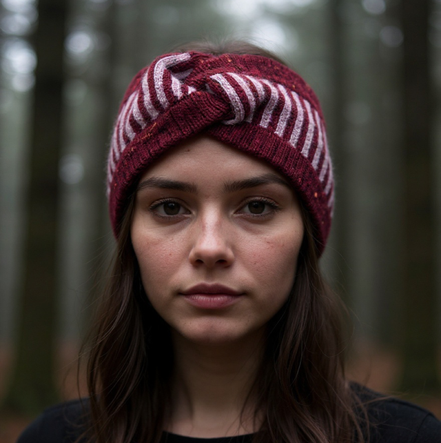 Soft Merino Wool Handmade Headband (Colour: Carnival)