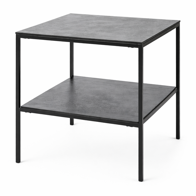 MESA LATERAL CUBE NEGRO