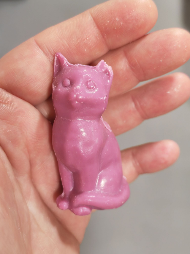 Savon " chat" parfum lavande