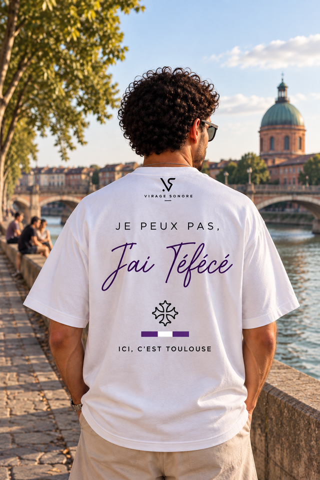 Tee-shirt TÉFÉCÉ - Je peux pas... - Oversize