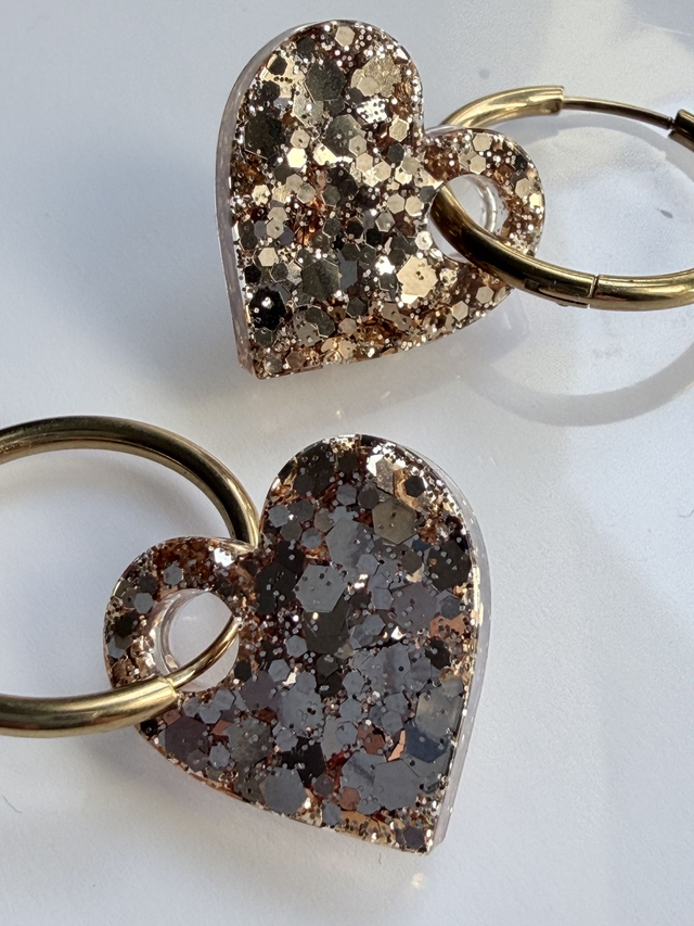 PAMPILLES BB KISS'KISS or paillettes confettis