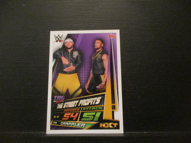 The Street Profits - Tag Team Slam Attax Universe Original Trading Card #173