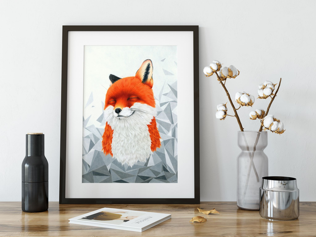 Poster d&#039;un renard