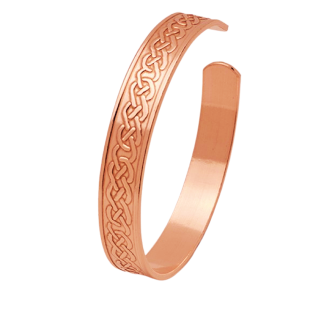 Copper Therapeutic Bracelet - Celtic Weave 8&quot;
