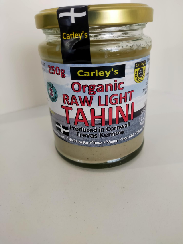Carleys Organic Raw Tahini Light 250g 84234
