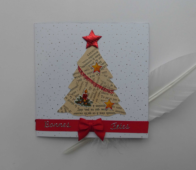 Joli sapin de Noël livresque