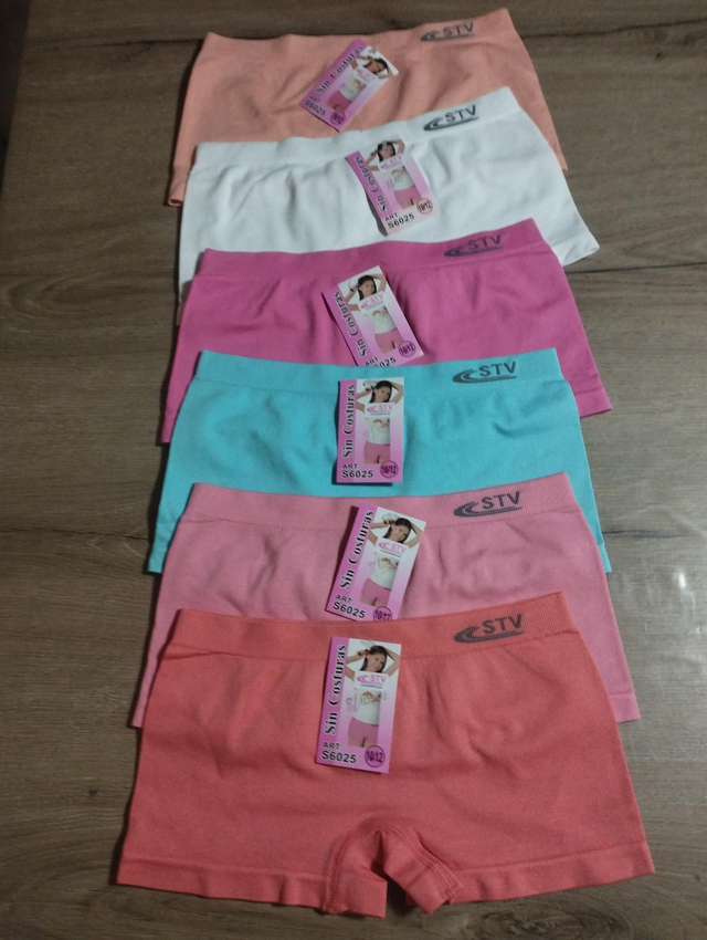 Lot de 6 Shortys filles 8/10 ans