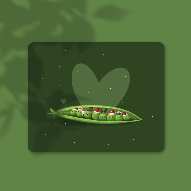 Noël - Petit pois - 10,7 x 13,9 cm