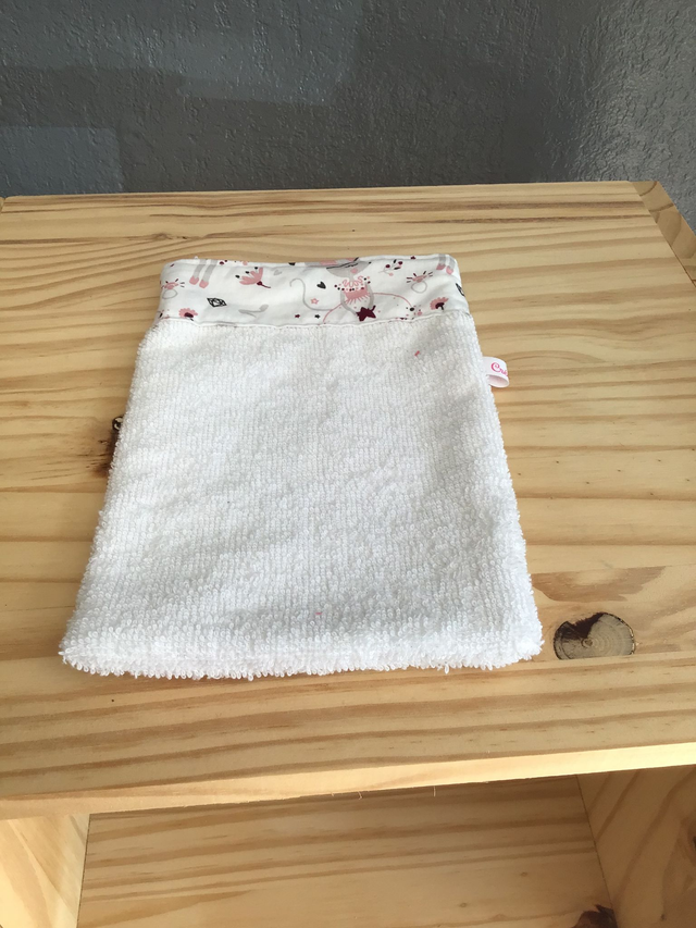 Gant de Toilette style petite souris 