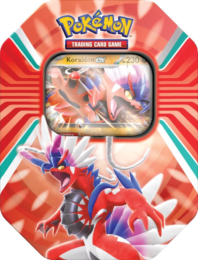 Koraidon ex Tin