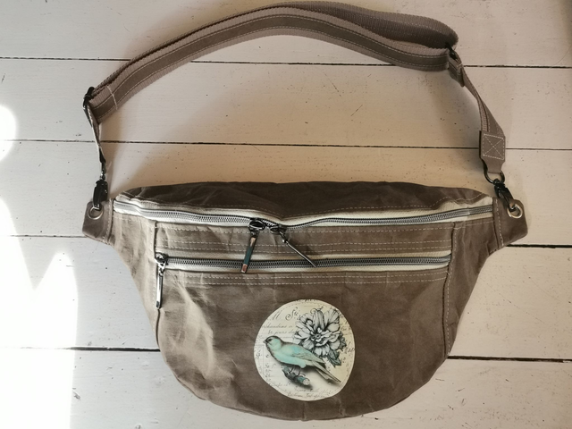 Sac banane  brun café