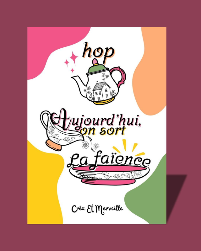 Affiche Faïence ☕️ - Créa Et Merveille