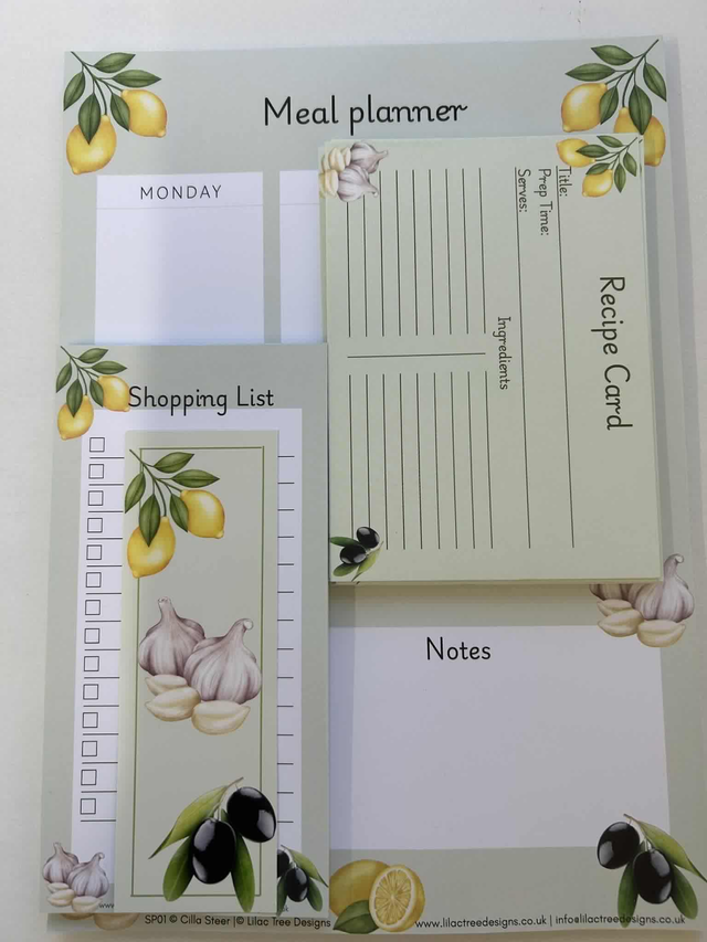 Meal Planner Recipe Set SS02