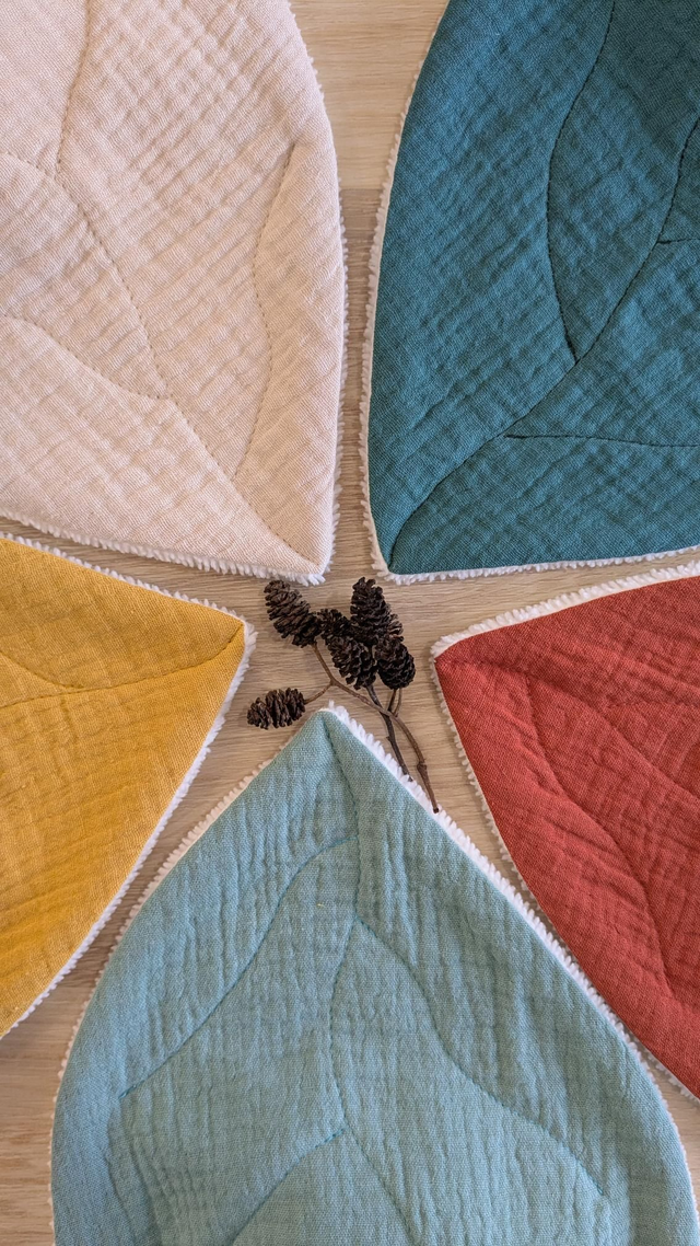 Lot de 3 bavoirs anti bavouille 