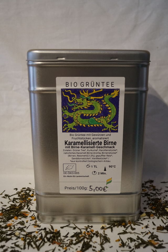 Karamellisierte Birne (Grüntee)
