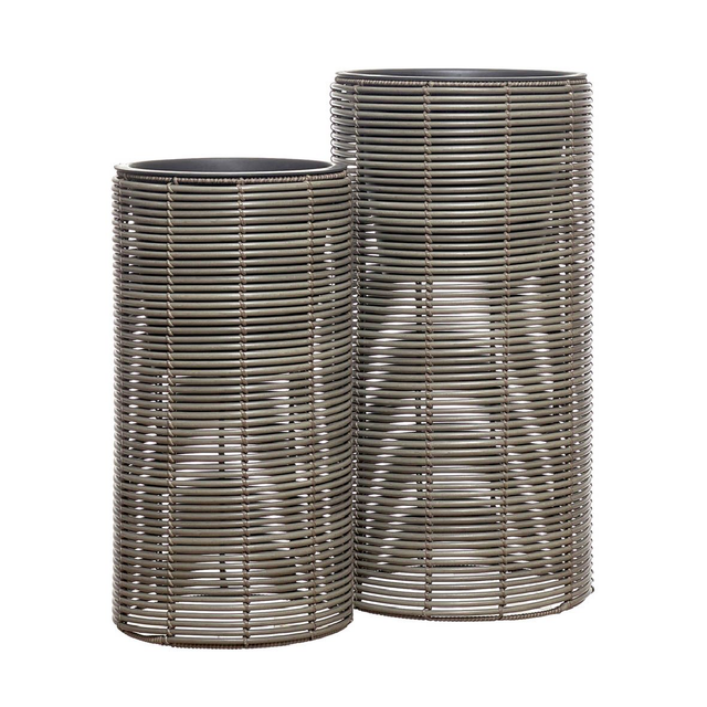 CONJUNTO DE VASOS POLYRATTAN
