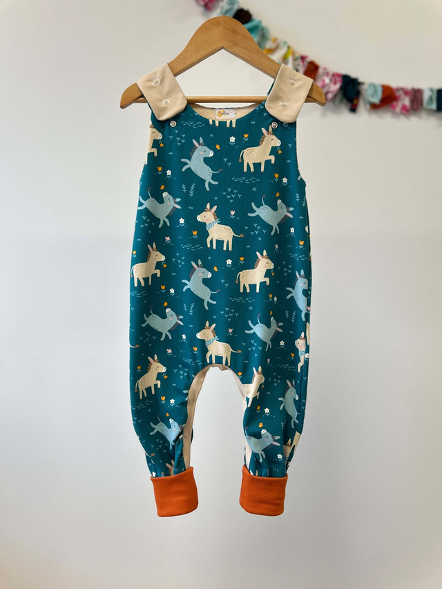 Salopette évolutive et réversible "Mon petit âne"