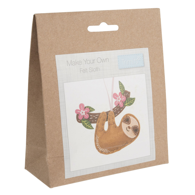 Sloth Felt Decoration Kit