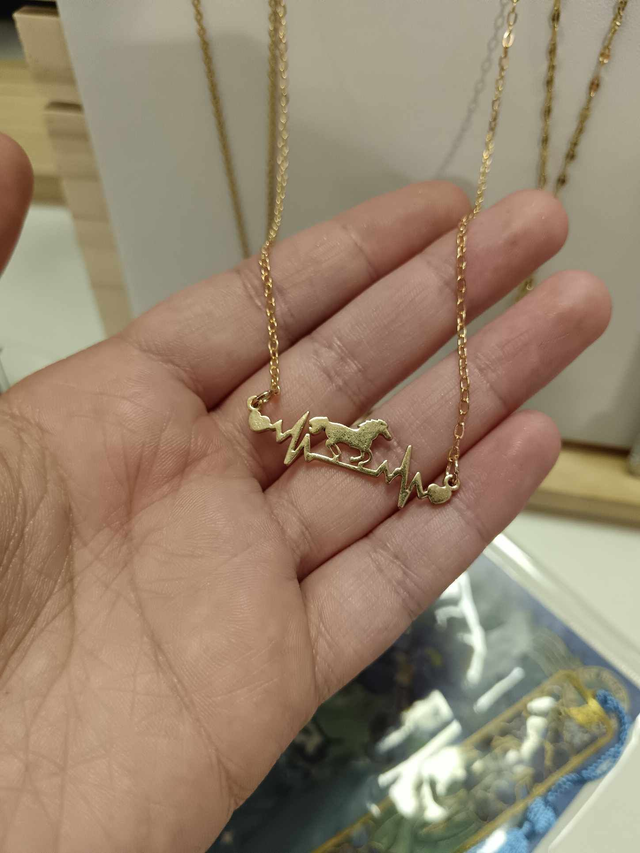 Collier inoxydable cheval