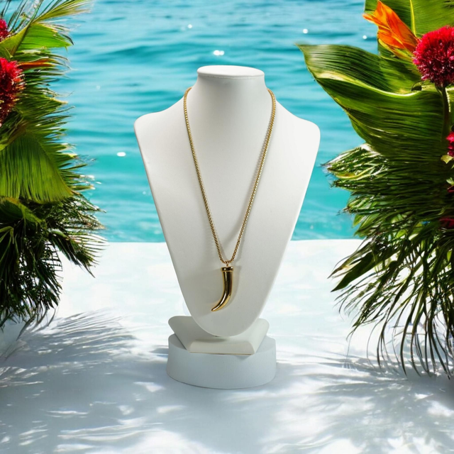 Collier dent en acier inoxydable 316L 