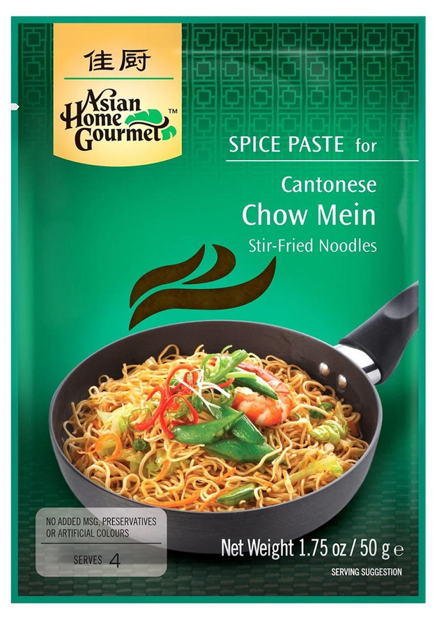 Asian Home Gourmet Cantonese Chow Mein Spice Paste 50g