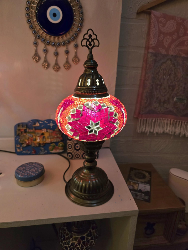 Large Mosaic Table Lamp