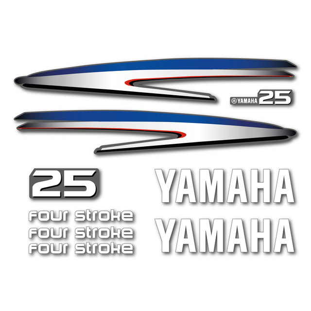 Kit autocolantes Yamaha Four Stroke 25
