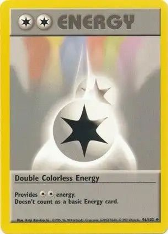 Double Colorless Energy - 96/102 (Base Set Unlimited)
