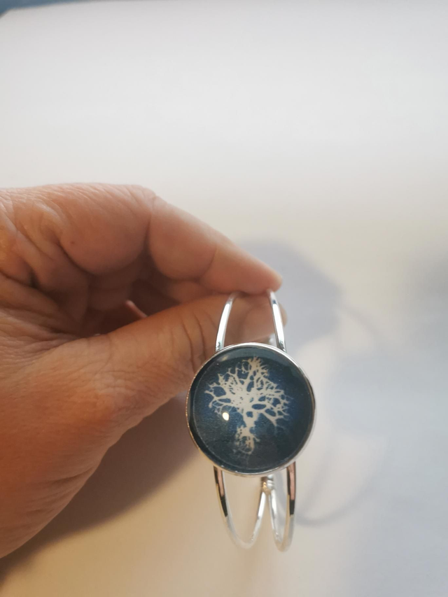 Bracelet manchette Lichen