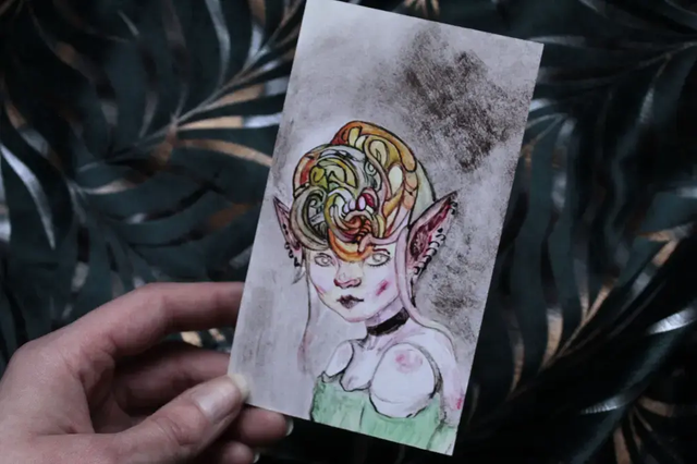 Carte Croquis de Nymphe