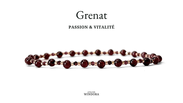 Bracelet | Grenat - Royal Intense V1