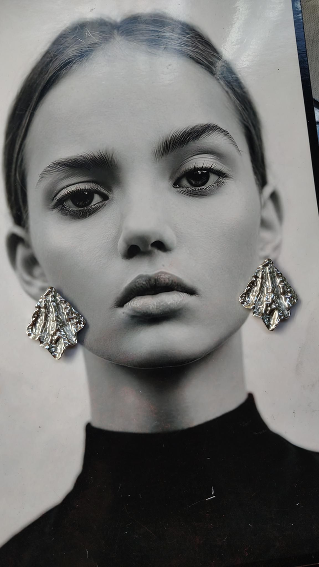 Orecchini martellati