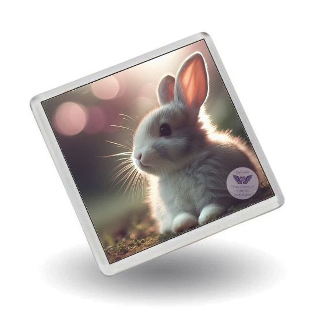 Artistic rabbit image Fridge Magnet (FM_29)