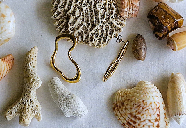 Créoles Atoll en doré