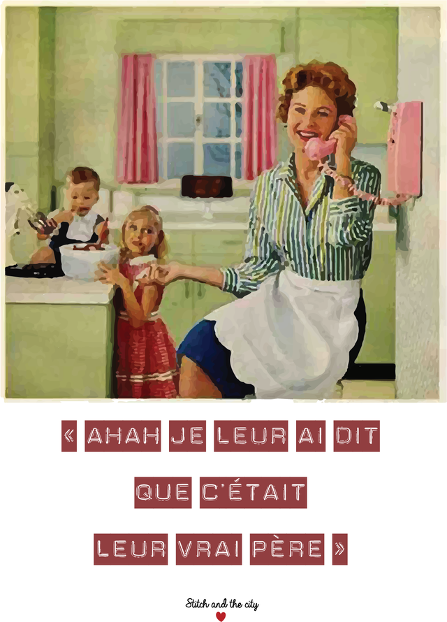 Carte Haha je leur ai dit que c&#039;était leur vrai père