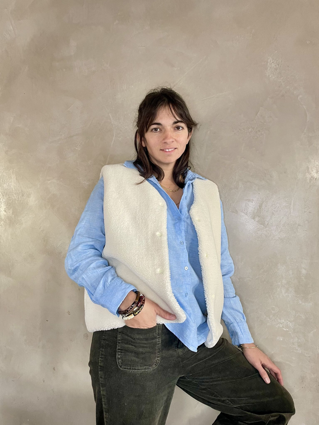 Gilet Sherpa Femme