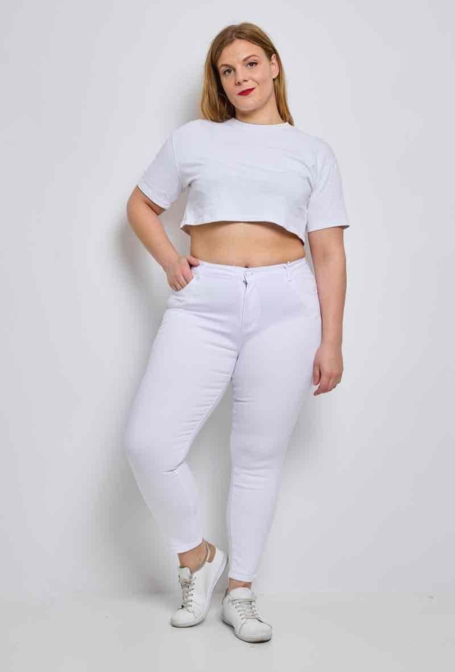 Pantalon push up blanc