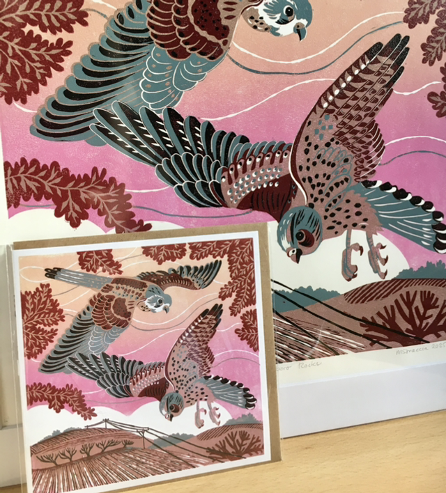 Kestrels Square Card