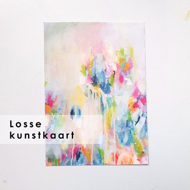 Losse postkaart Like Falling in Love - staand (zonder envelop)