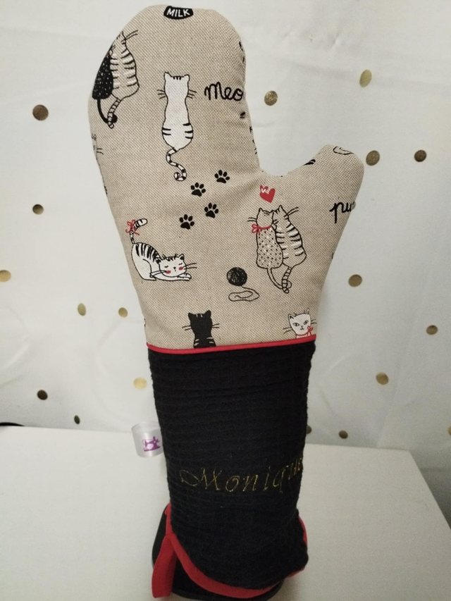 MITAINE DE FOUR PERSONNALISE