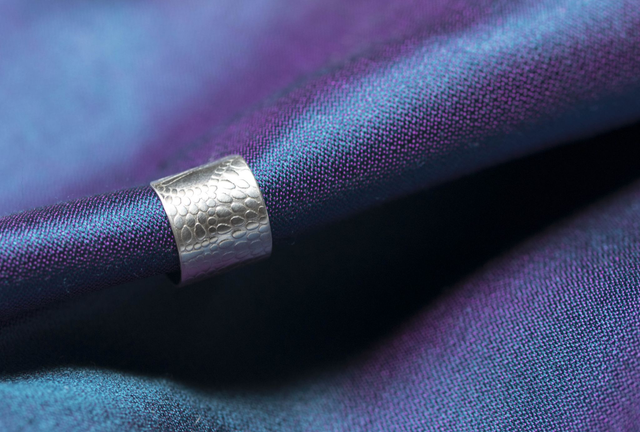 Silver Chunky &quot;Cobblestone&quot; Ear Cuff